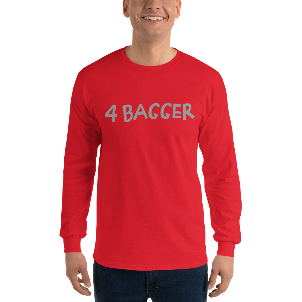 4 Bagger Men’s Long Sleeve Shirt - Image 4