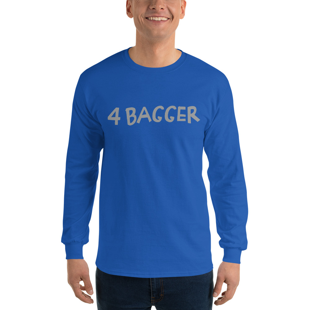 4 Bagger Men’s Long Sleeve Shirt - Image 5