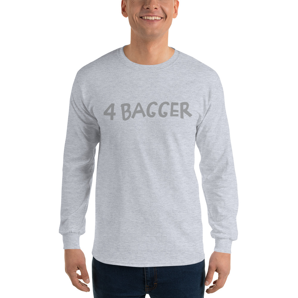 4 Bagger Men’s Long Sleeve Shirt - Image 8